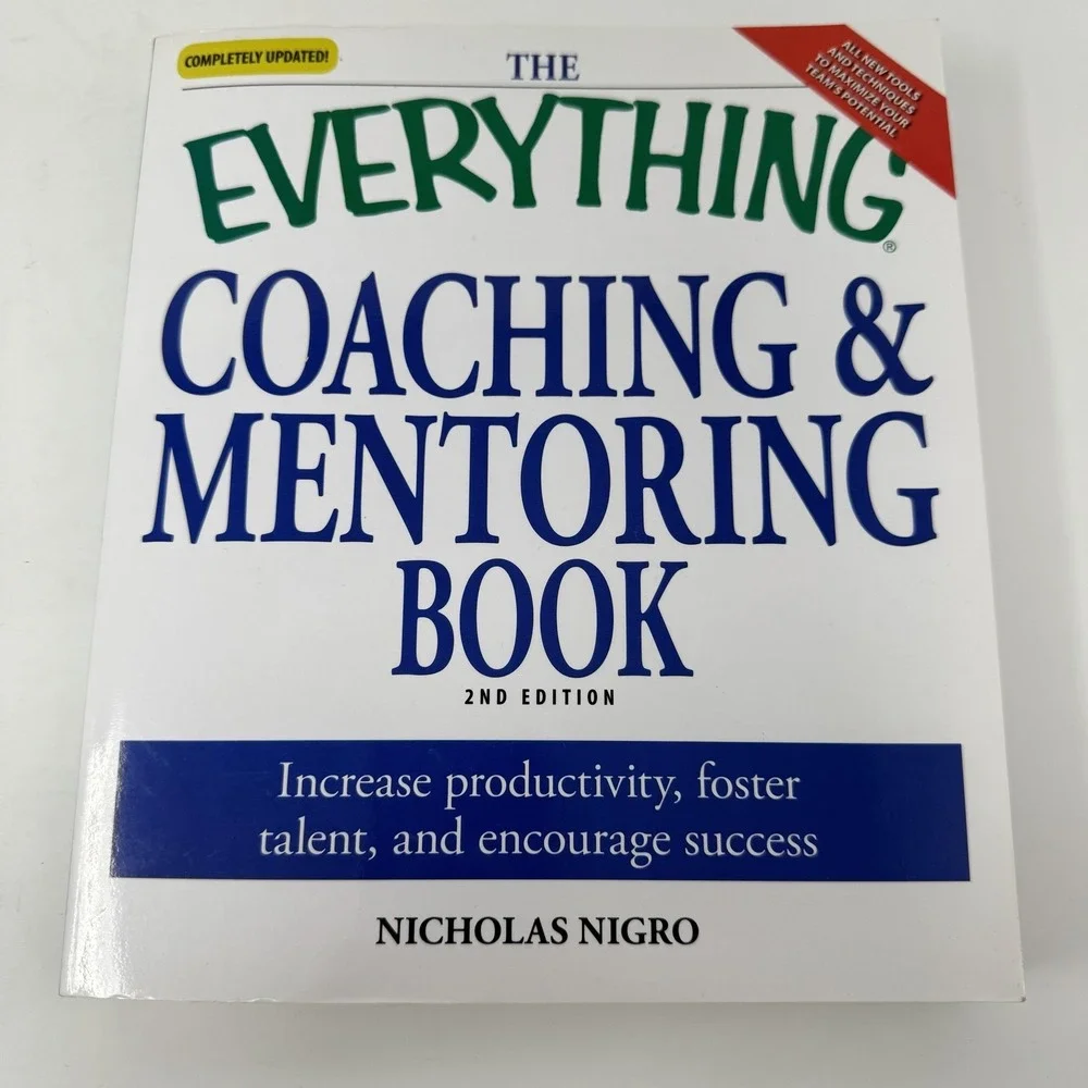 The Everything Coaching & Mentoring Book Nigro Adams Media White PB USA Business